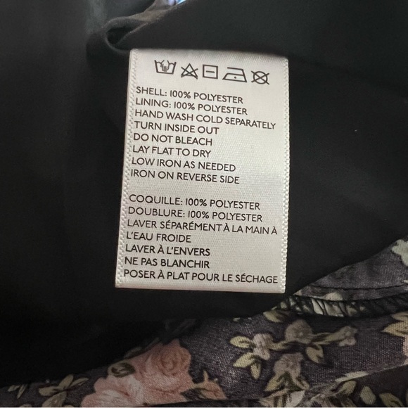 Pins and Needles floral Button Down Dress Size 4 Open Peekaboo Waist Detail A9 - Picture 8 of 11